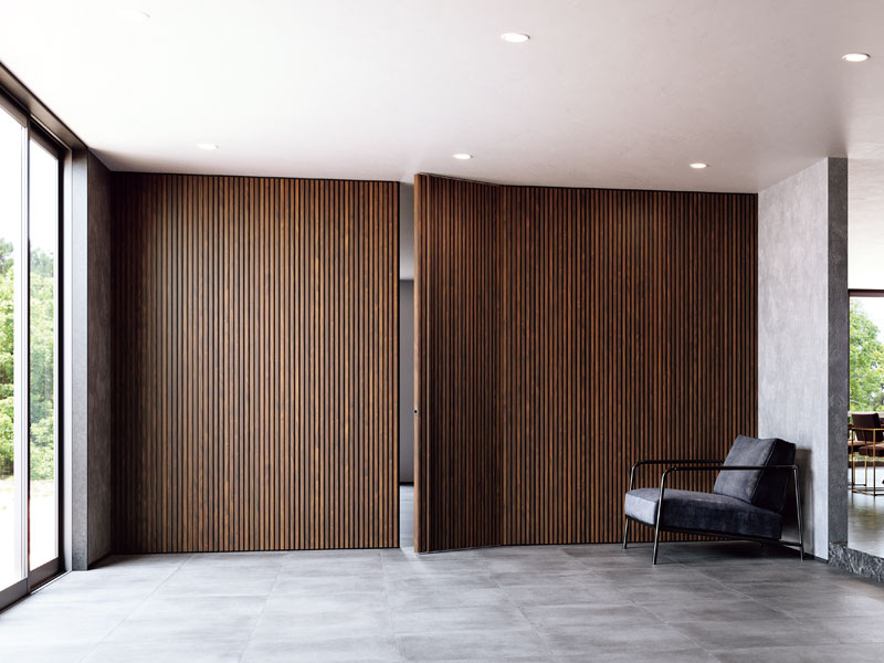 グランマジェスト　グレインエレメント　リブパネルデザイン