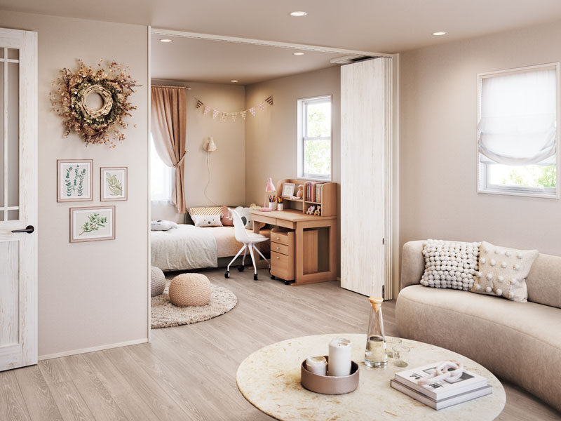 スキスムT　可動間仕切り吊り戸