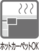 ホットカーペットOK