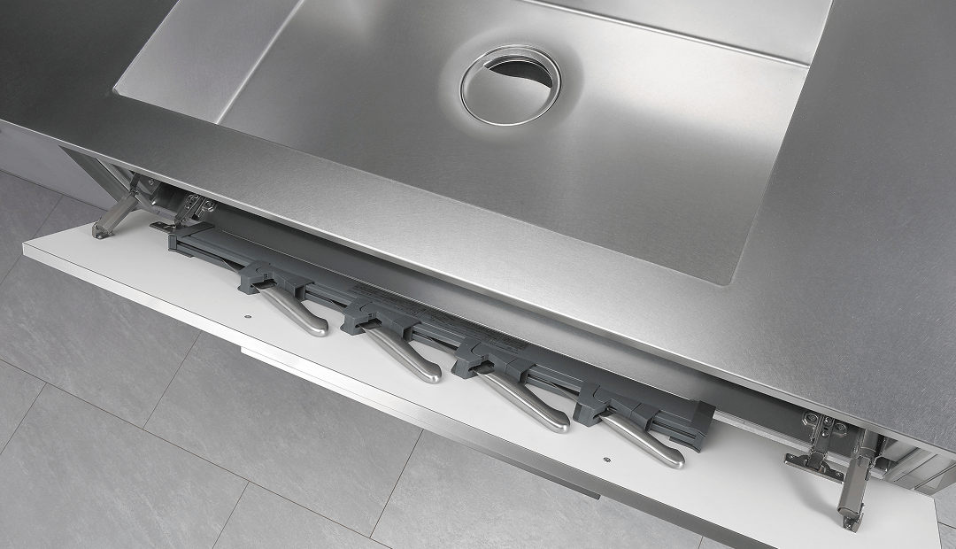 キッチンワークの無駄がない。