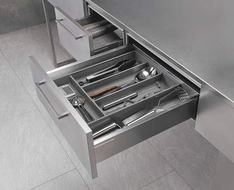 キッチンワークの無駄がない。