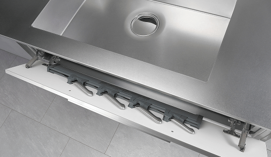 キッチンワークの無駄がない。