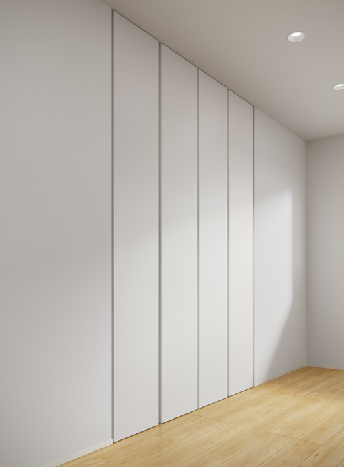 クロゼット折れ戸（ノイズレスタイプ）