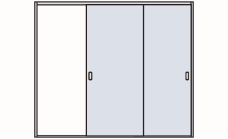 2本引き込み戸セット