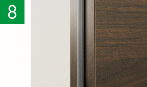 パネル間の光漏れ防止