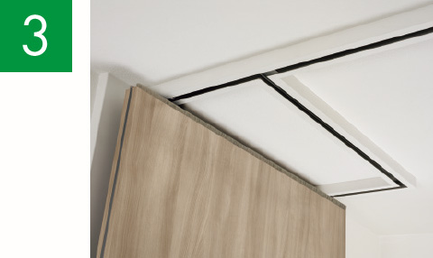 施工性に配慮したレール