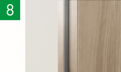 パネル間の光漏れ防止