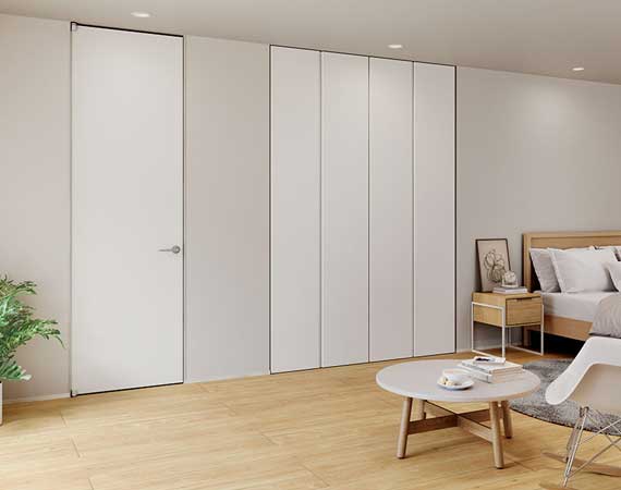 クロゼット折れ戸 （ノイズレスタイプ）